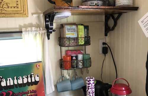 Cranston House | Glamping with sheep in a renovated 1972 Ace camper on 48 acres