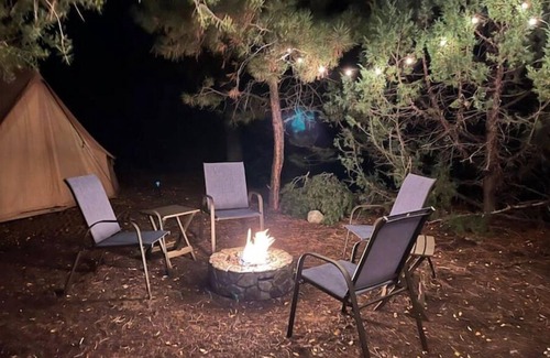 Zapata RV Rental | Glamping yurt/tent, Fire Pit+Grill+Hammock+more, Great Sand Dunes