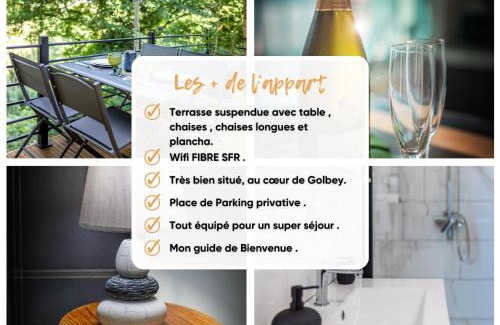 Golbey Apartment | Golbey Evasion Terrasse et Parking