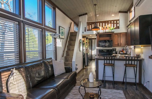 Upward House | Gorgeous 1BR Tiny Home w/Pool | Bocce | Free Tix
