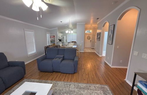 Beachwalk Isles House | Gorgeous sunsets over the lake with heated pool! Close to beaches and golf