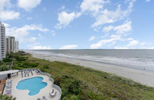 Arcadian Shores Apartment | Gorgeously remodeled 2 bedroom ocean front unit - 509 South Hampton condo