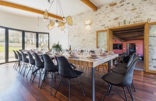 Malville House | Grande maison de campagne rénovée avec parking et espace détente - FR-1-306-1303
