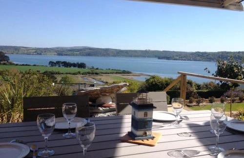 Hopital-Camfrout House | Grande maison familiale,SUPERBE VUE mer,calme,confort,SPA