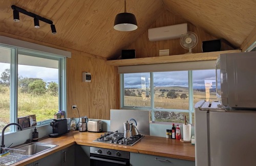 Nulla Vale Cabin | Granum - A unique tiny cabin on farmland