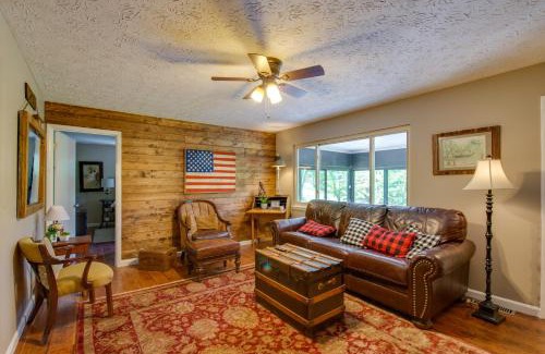 Gray House | Gray Vacation Rental with Deck and Pond Access!