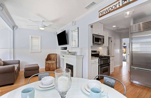 West Newport House | Great Family Spot w/AC, Walk to Beach, Parking, Huge Private Patio w/BBQ, Two Private Cottages