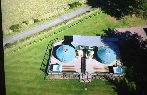 Turriff House | Green Yurt with Hot Tub - Sleeps 3 Parking & WiFi