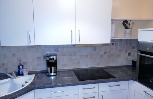 Schoeneck Apartment | Ground floor apartment with large balcony. Terrace near the forest, to feel good