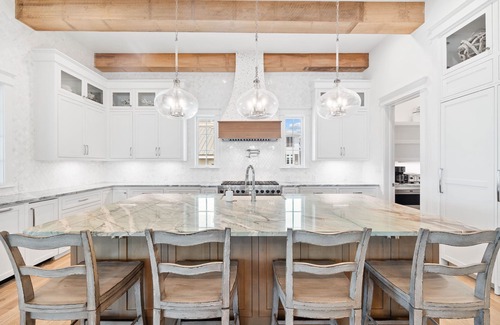 Inlet Beach House | Gulf Views, Private Heated Pool, Steps to Beach, Rooftop | Kayaks, 6 Bikes