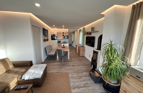 Lobstaedt Apartment | Hainer See, modern, spacious vacation apartment with lake view, 25 meters to the lake
