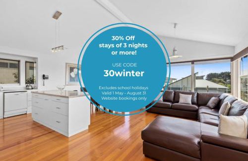 Indented Head House | Half Moon Bay Hideaway 1 min to Foreshore