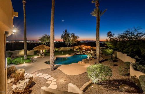 Desert View House | Happy Valley Hideaway Resort-like home with amazing views walking distance to hiking trails
