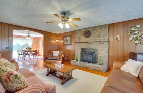 Haysi House | Haysi Nature Getaway with Fire Pit and On-Site Creek!