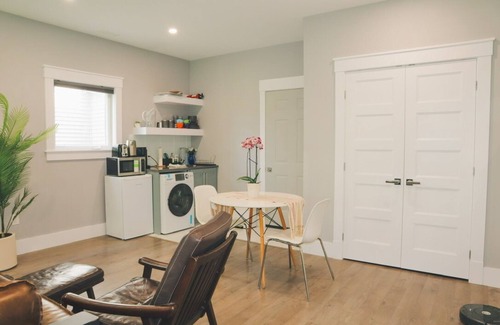 Bedford Apartment | Heart of West Bedford: Cozy Garden, Bonfire & Cinemann