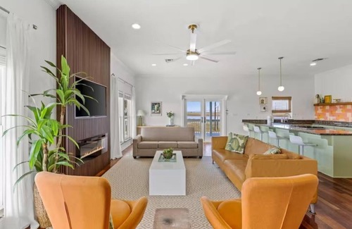 Indian Beach House | Heated Pool, Game Room, Fall Sunsets- Sleeps 20