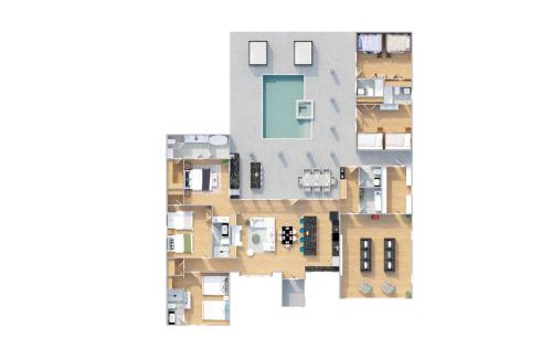 Sabinal House | Heated Pool Movie Theater Hot Tub Games Sleeps 28