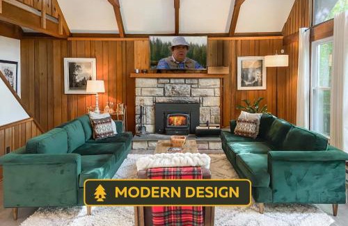Locust Lake Village Ski Chalet | Heidi's Chalet - Modern Hot Tub Lake Access