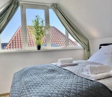 Burgeresch Apartment | Helles Ferienhaus super zentral mit gratis Stellplätzen N162