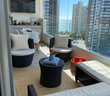 Concon Apartment | Hermoso y comodo Departamento con vista al mar, costas de montemar
