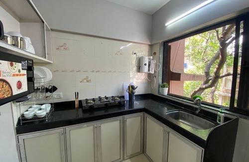 Ranwar Apartment | Hidden Gem with Private Terrace in Bandra Westn