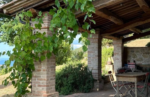 Monticello Amiata Cottage | Hideaway mit Blick auf Val D'orcia