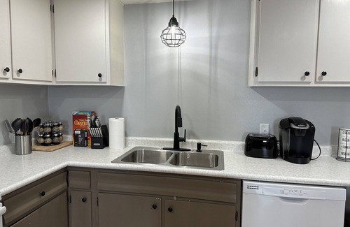 Thief River Falls Condo | hief River Falls Cozy 2 Bdrm Condo: Loft Bedroom, River Views & Train Charm