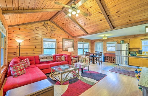 East Windham Cabin | High Peak Heaven: Cozy Log Cabin on 1 Acre!