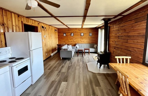 Sioux Narrows Nestor Falls Cabin | Hill Top Cabin with Stunning Lake View shared Hot tub and Sauna!
