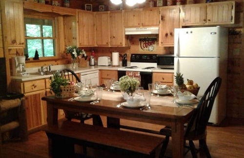 Oneida Cabin | Hilltop Haven Cabin: Mountain Log Cabin With Hot Tub