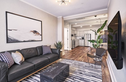 Hot Springs Apartment | Historic Evanston Building Downtown + Walk to Moccasin Springs, Restaurants, VA