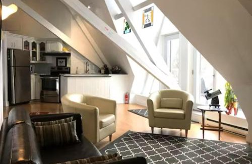 Port Elmsley Apartment | Historic Gothic Stone Church Home and Studio Loft