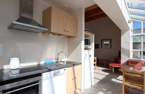 Digulleville Apartment | Historic semi-detached house with internet, pets allowed, parking