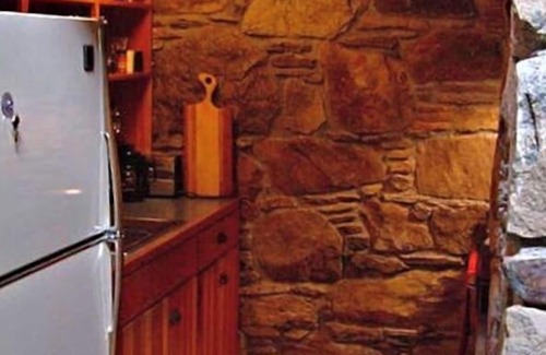 Little Switzerland Ski Chalet | Historic Stone "Chalet Switz" under a mile from center of Little Switzerland