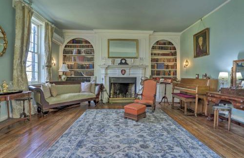 Warrenton House | Historic Warrenton Home with Patio and Hot Tub!