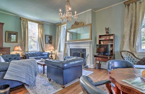 Warrenton House | Historic Warrenton Home with Patio and Hot Tub!