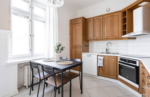 Tampere Apartment | Historical 2BR Apt with Sauna & Great Location