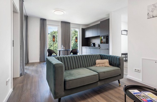 Altenbeken Apartment | Holiday Apartment "Egge Resort 7a" with Balcony, Whirlpool and Sauna