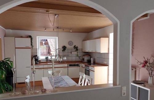 Liebenau Apartment | Holiday Apartment "Fewo 2 - Osterberg" with Private Terrace, Shared Garden & Wi-Fi