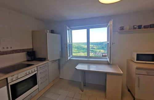 Langenburg Apartment | Holiday Apartment "Panoramablick" with Mountain View, Balcony & Wi-Fi