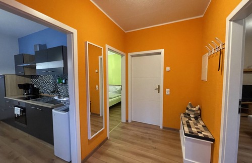 Wunsdorf House | Holiday Home 'Ferienhaus Weitblick' with Private Terrace, Private Garden and Wi-Fi