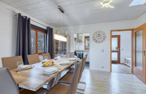 Kirchheim House | Holiday home near Zeta, own Suna, forest, lake, WLAN
