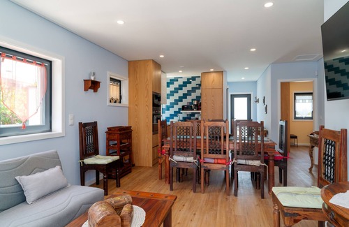 Lever House | Holiday villa PORTO LEVER with private indoor pool, heated water, SPA, air conditioning, Wifi.