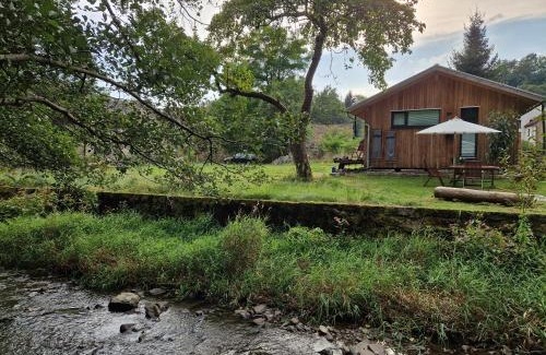 Judenbach House | Holzhaus mit Kamin - Am Forellenfluss