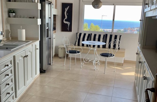 Sitges Villa | HOME WITH AMAZING VIEWS , OVERLOOKING THE FESTIVAL TOWN OF SITGES WITH POOL GYM