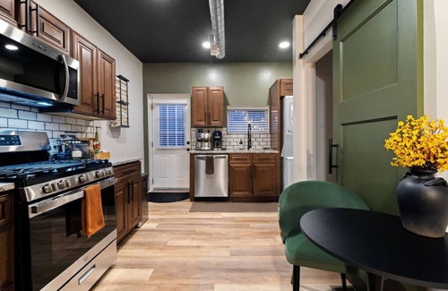 Lawrenceville House | ★HostWise Stays★ Hot Tub, King Bed, Cabin Vibes in Lawrenceville!