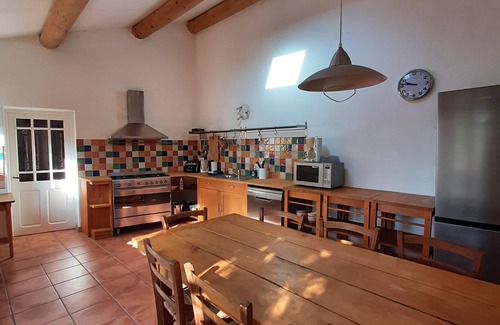 Saint-Andre-de-Roquepertuis House | House +2 gîtes, 15 persons, near Ardèche, swiming pool. Cèze river beach at 800m