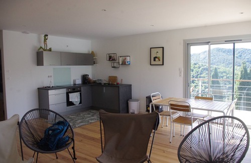 Notre-Dame-de-la-Rouviere House | House located in the heart of the Cévennes swimming pool, breathtaking view.