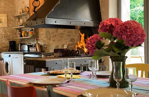 Saint-Papoul Cottage | House in Saint Papoul , in the Aude Cathar country : « La Grange » to sleep 10 p