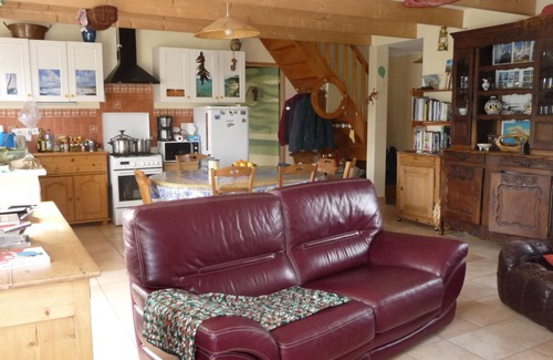 Plougrescant Cottage | House near the sea large living room 4 real bedrooms